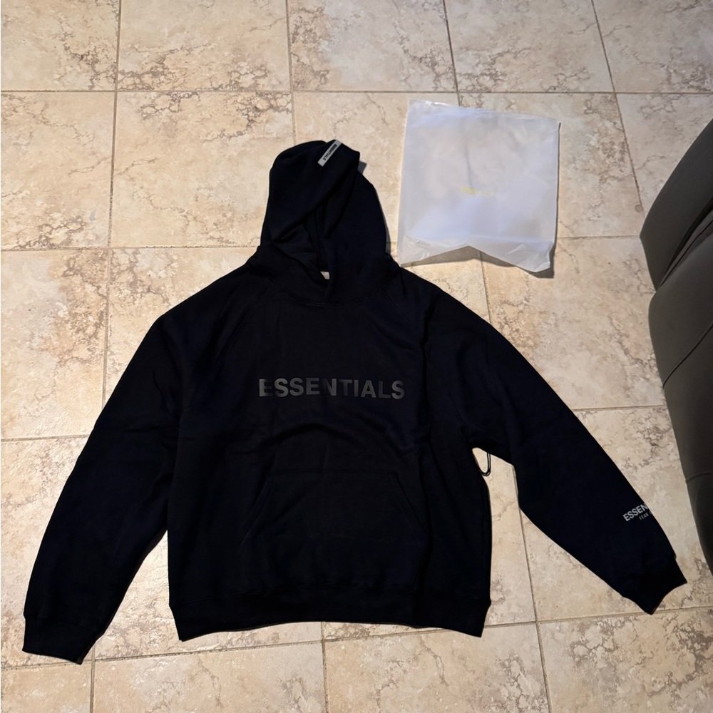 Essentials Black Hoodie